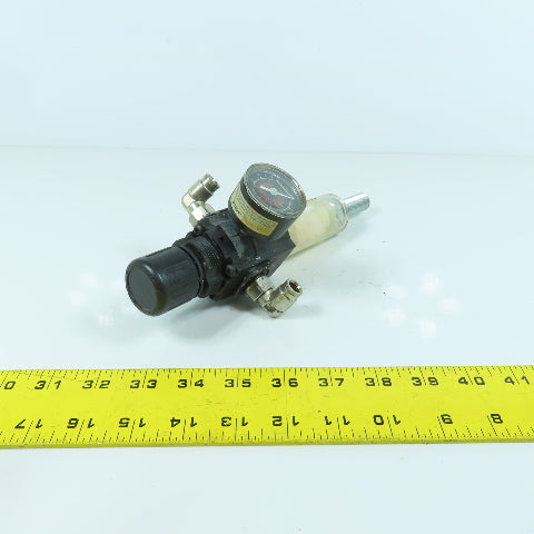 Norgren B72G-2GK-AL3-RMN Pneumatic Filter Regulator 150PSIG W/ 3/8" Push Connect