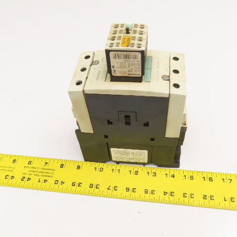 Siemens 3RT1044-3BB40 Contactor 600V 60Hp MAX 3Ph Auxiliary Contact 24VDC Coil