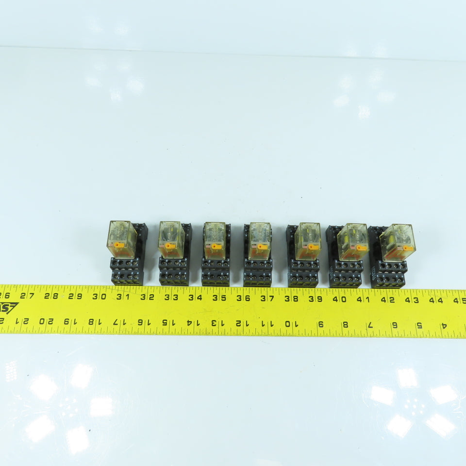 Elesta SFR143 Relay 24V DC & Base ZFE148 154391 Lot Of 7