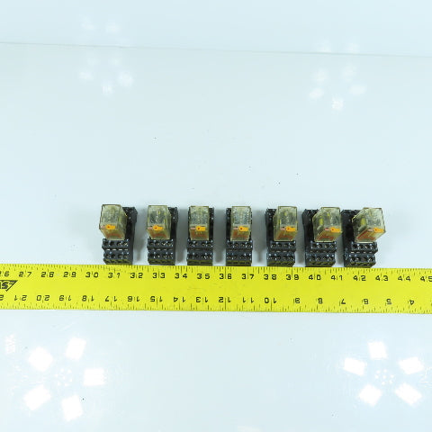Elesta SFR143 Relay 24V DC & Base ZFE148 154391 Lot Of 7
