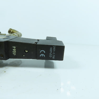 Norgren V19A611AB300A 5/3 Pos Double Solenoid Pneumatic Valve 24V DC Coil 10 Bar