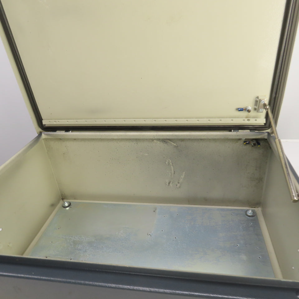 23.5" x 15.5" x 9" Steel Electrical Enclosure W/Backplate Hinged Door With Strut