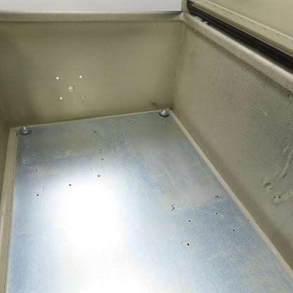 23.5" x 15.5" x 9" Steel Electrical Enclosure W/Backplate Hinged Door With Strut