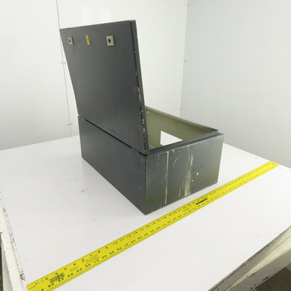 23.5" x 15.5" x 9" Steel Electrical Enclosure W/Backplate Hinged Door With Strut