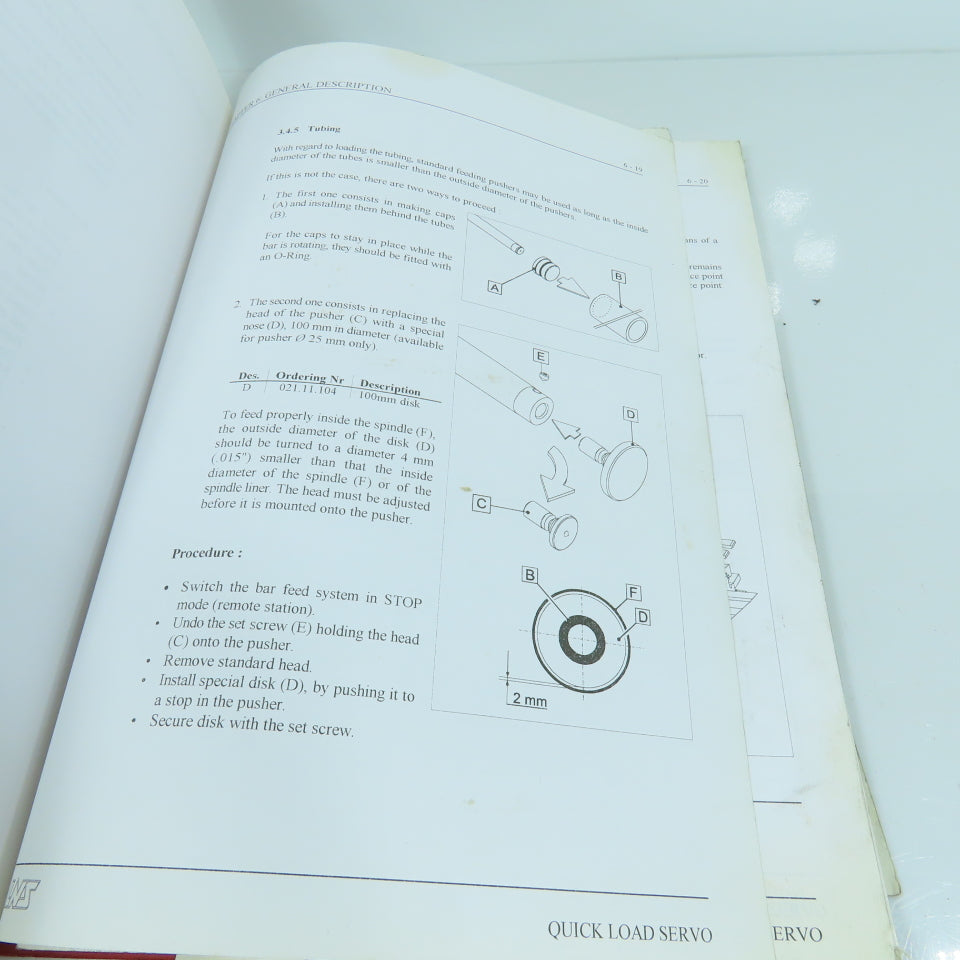 LNS Quick Load Servo II Bar Loader Instruction Manual