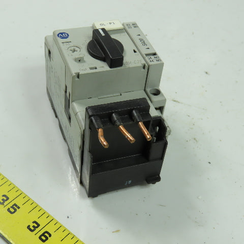 Allen Bradley 140M-C2E-B25 Ser B Motor Protector Circuit Breaker W/140M-C-A 2.5A
