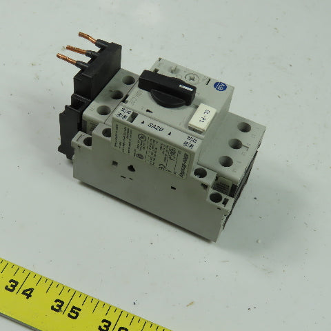 Allen Bradley 140M-C2E-B25 Ser B Motor Protector Circuit Breaker W/140M-C-A 2.5A