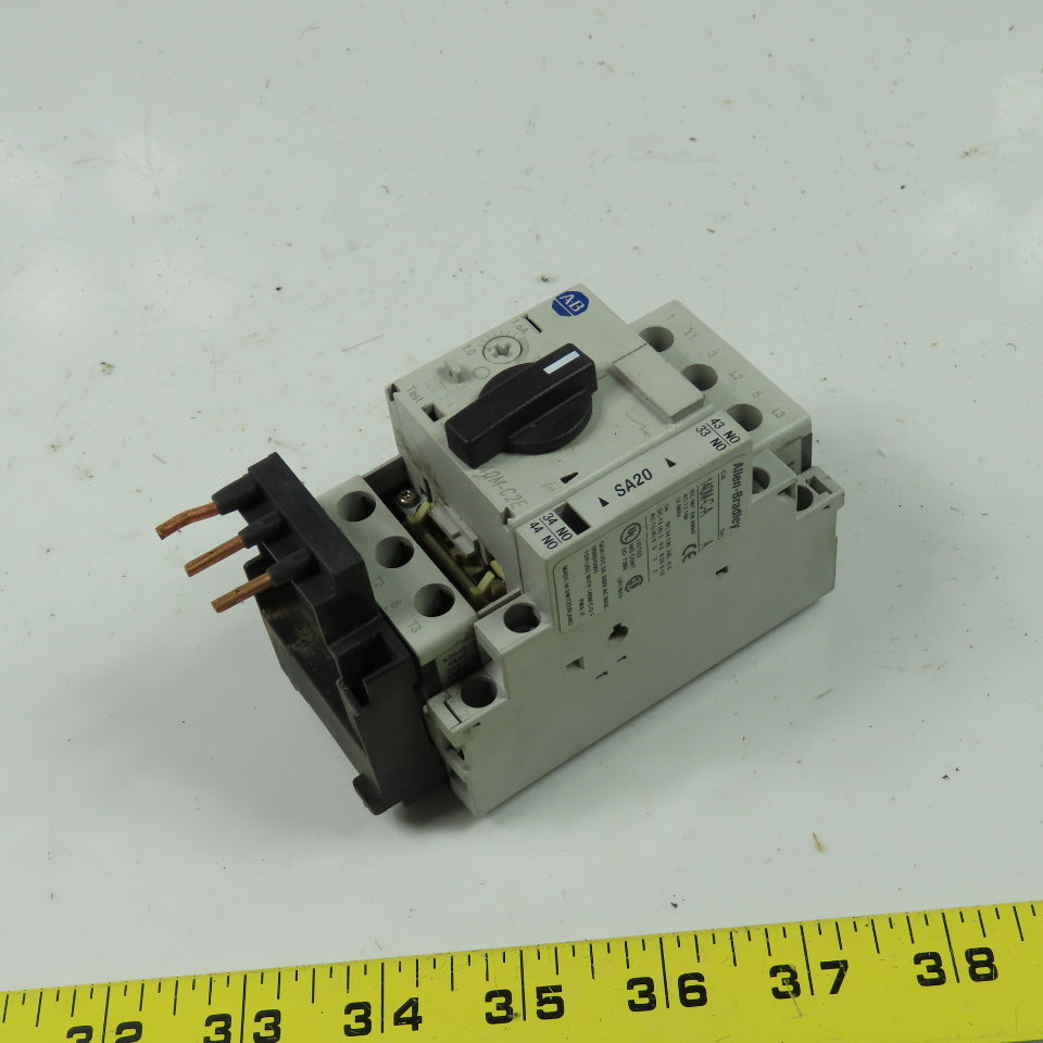 Allen Bradley 140M-C2E-B16 Ser A Motor Protector Circuit Breaker W/140M-C-A 1.6A