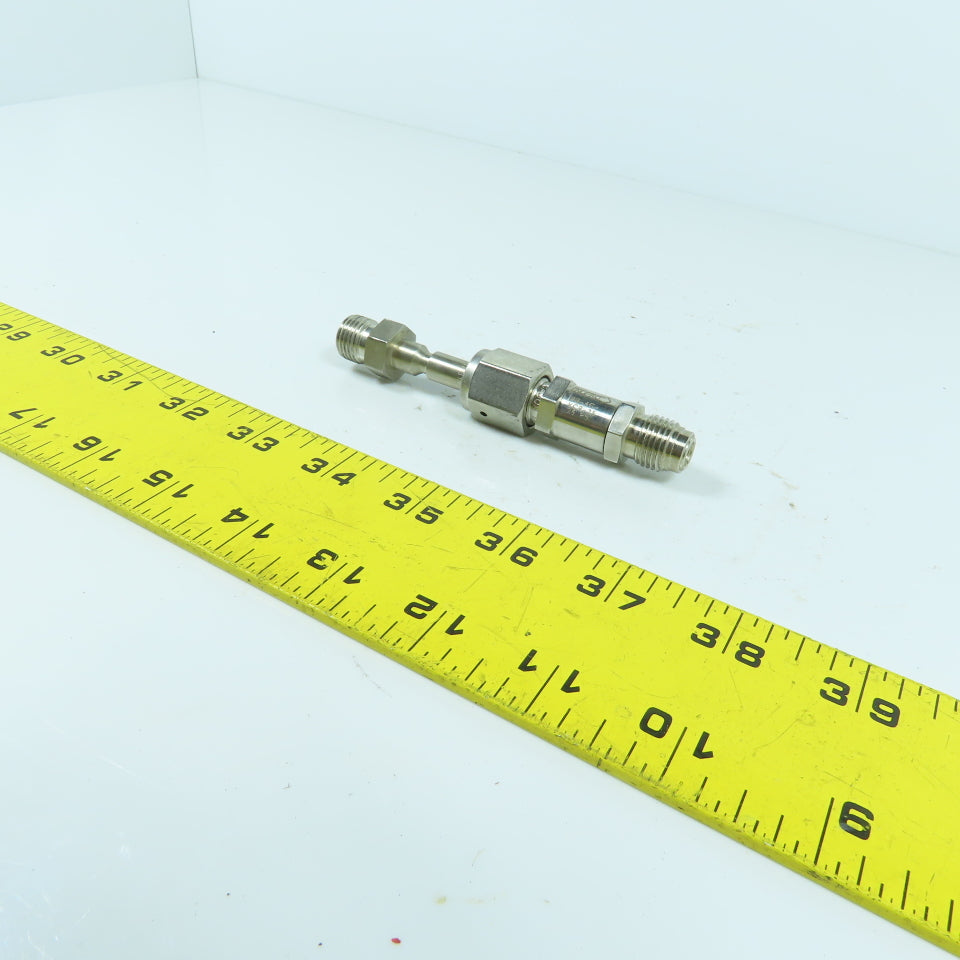 Nupro Swagelok SS-4C-VCR-25 Stainless Steel Poppet Check Valve 1/4" Tube 25PSIG