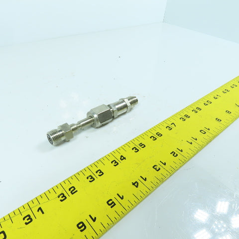 Nupro Swagelok SS-4C-VCR-25 Stainless Steel Poppet Check Valve 1/4" Tube 25PSIG