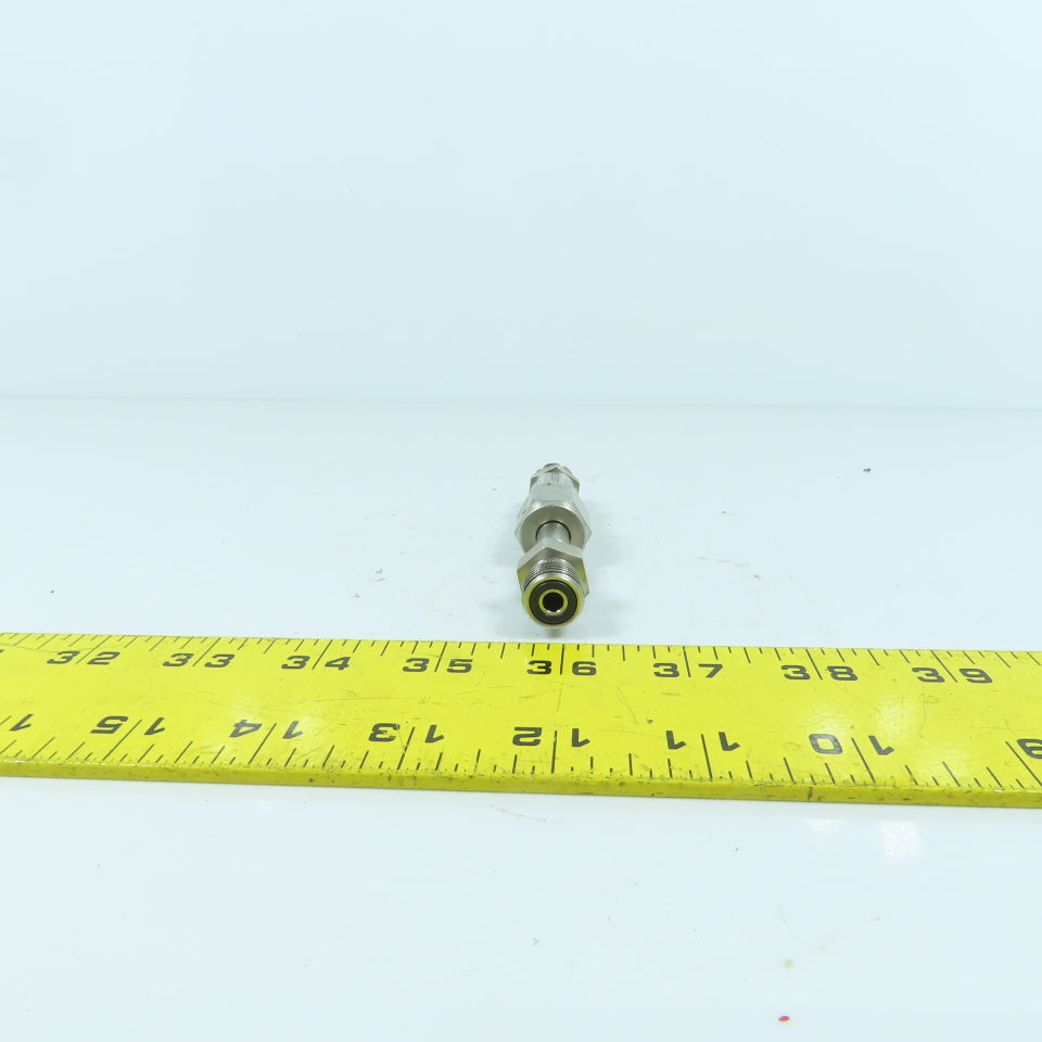Nupro Swagelok SS-4C-VCR-25 Stainless Steel Poppet Check Valve 1/4" Tube 25PSIG
