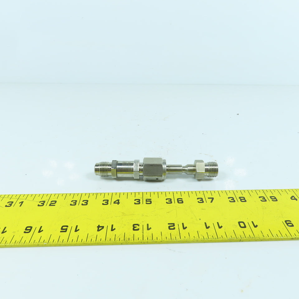 Nupro Swagelok SS-4C-VCR-25 Stainless Steel Poppet Check Valve 1/4" Tube 25PSIG