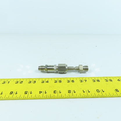 Nupro Swagelok SS-4C-VCR-25 Stainless Steel Poppet Check Valve 1/4" Tube 25PSIG