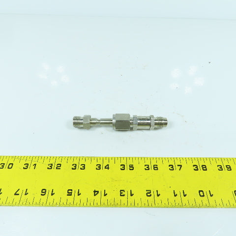 Nupro Swagelok SS-4C-VCR-25 Stainless Steel Poppet Check Valve 1/4" Tube 25PSIG