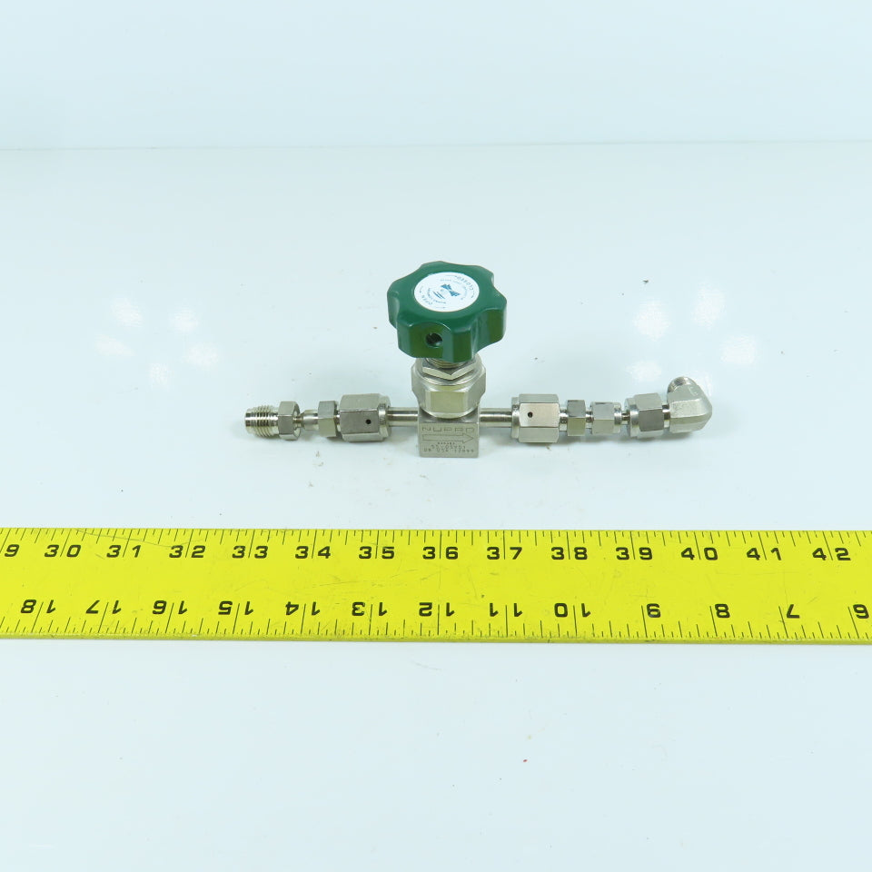 Nupro SS-DSV51 Stainless Steel High Purity Diaphragm Sealed Valve 1/4" VCR
