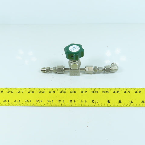 Nupro SS-DSV51 Stainless Steel High Purity Diaphragm Sealed Valve 1/4" VCR