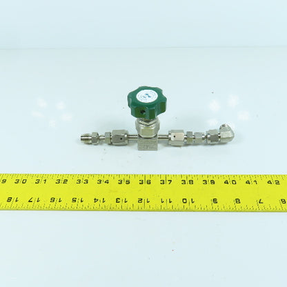 Nupro SS-DSV51 Stainless Steel High Purity Diaphragm Sealed Valve 1/4" VCR