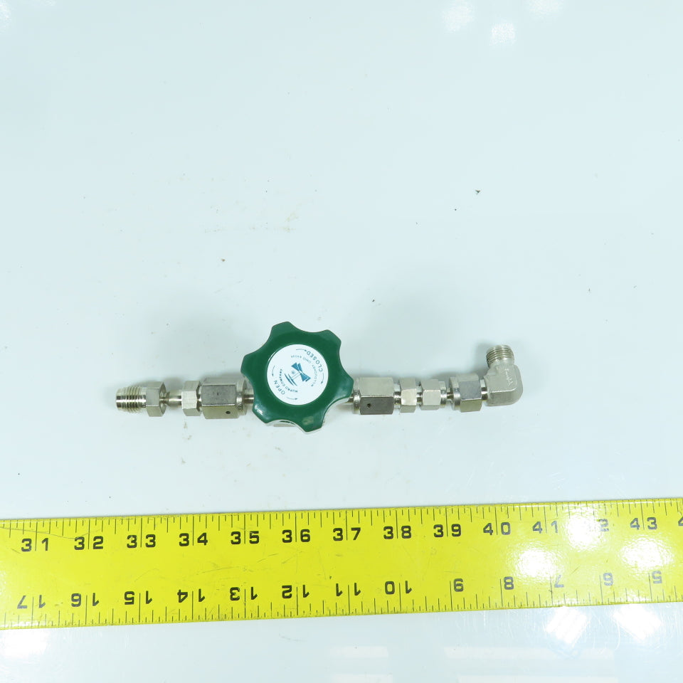 Nupro SS-DSV51 Stainless Steel High Purity Diaphragm Sealed Valve 1/4" VCR