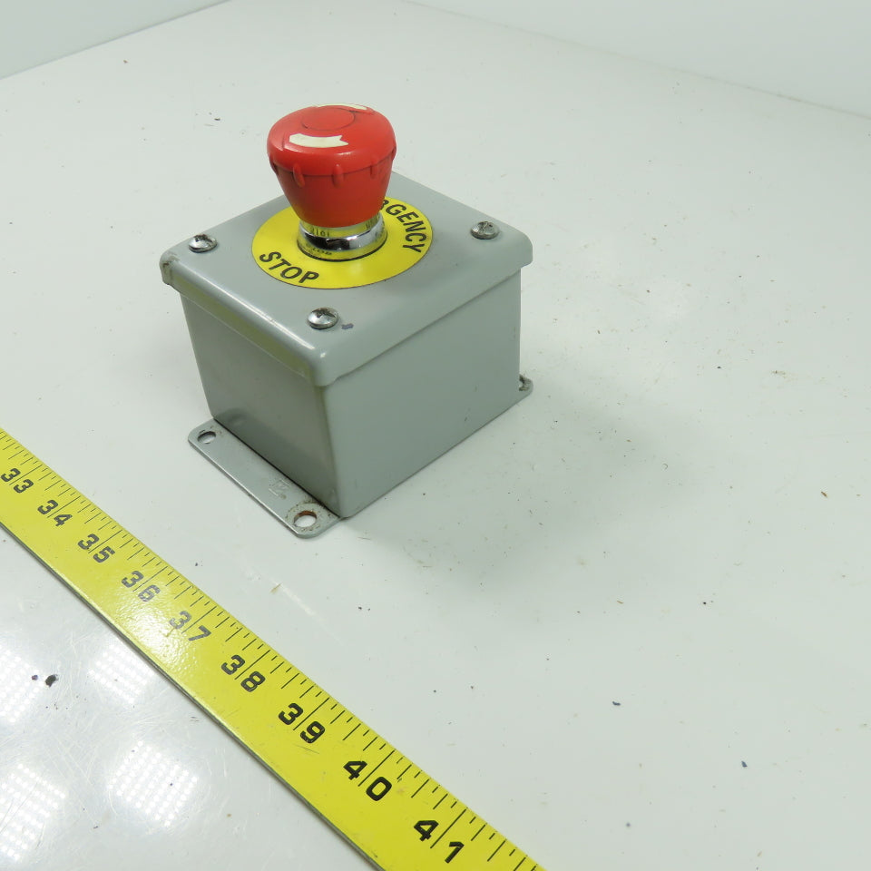 D7-X10 Emergency Stop Push Button 3"x3"x3" Electrical Box