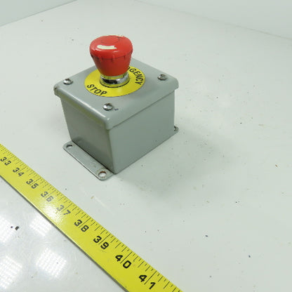 D7-X10 Emergency Stop Push Button 3"x3"x3" Electrical Box