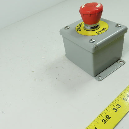 D7-X10 Emergency Stop Push Button 3"x3"x3" Electrical Box