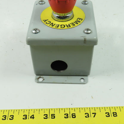 D7-X10 Emergency Stop Push Button 3"x3"x3" Electrical Box