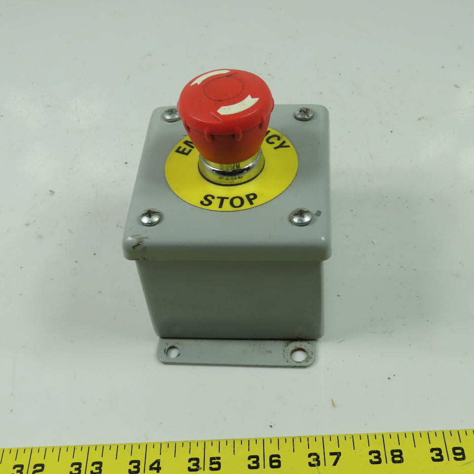 D7-X10 Emergency Stop Push Button 3"x3"x3" Electrical Box