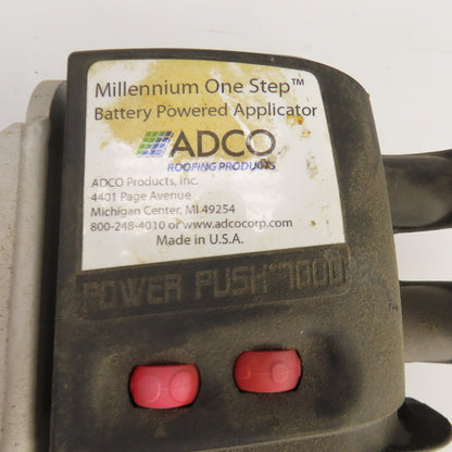 Adco Millennium One Step Battery Powered Applicator With 2-Batteries -No Charger