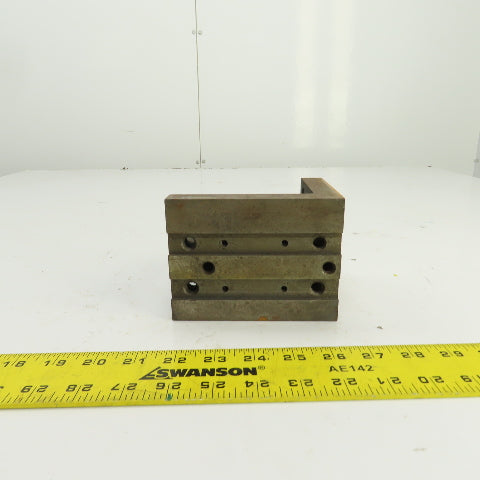 Challenge 4" x 5" x 3-3/4" Right Angle 90° Set Up Block 3/4" Thick Steel