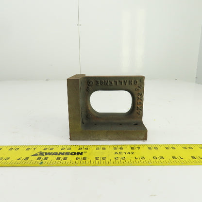 Challenge 4" x 5" x 3-3/4" Right Angle 90° Set Up Block 3/4" Thick Steel