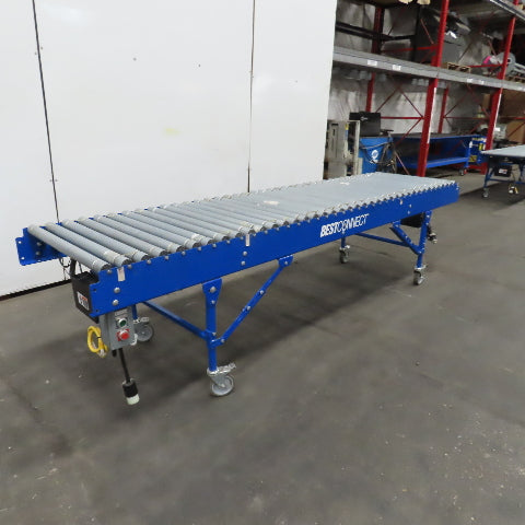 Best Connect 30" x 10' Power Roller MDR Batching Conveyor 0-39FPM 115V 1PH