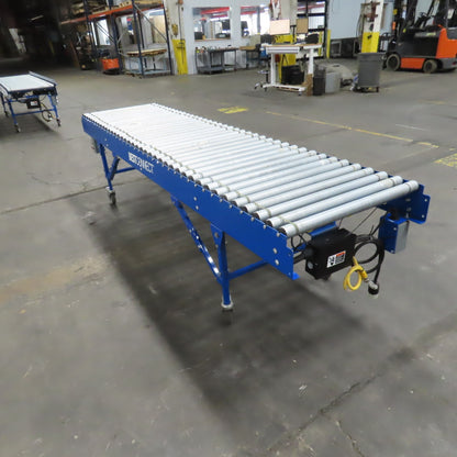 Best Connect 30" x 10' Power Roller MDR Batching Conveyor 0-39FPM 115V 1PH