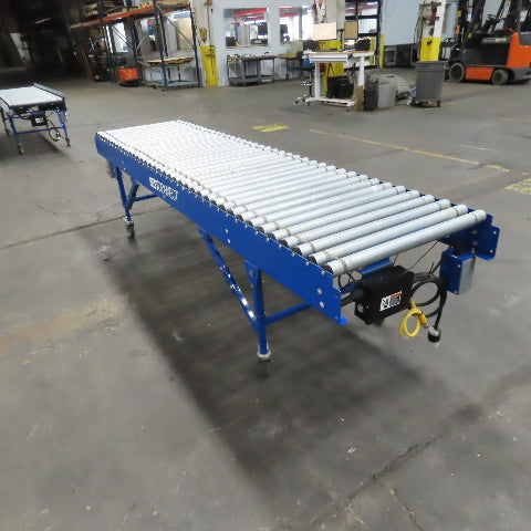 Best Connect 30" x 10' Power Roller MDR Batching Conveyor 0-39FPM 115V 1PH