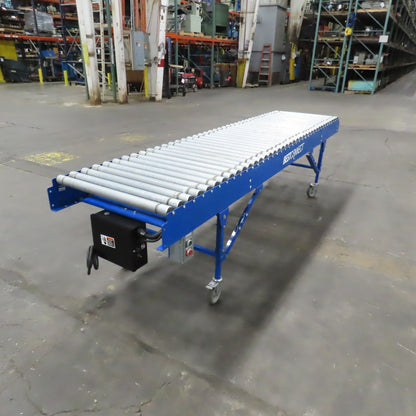 Best Connect 30" x 10' Power Roller MDR Batching Conveyor 0-39FPM 115V 1PH