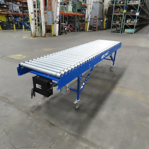 Best Connect 30" x 10' Power Roller MDR Batching Conveyor 0-39FPM 115V 1PH
