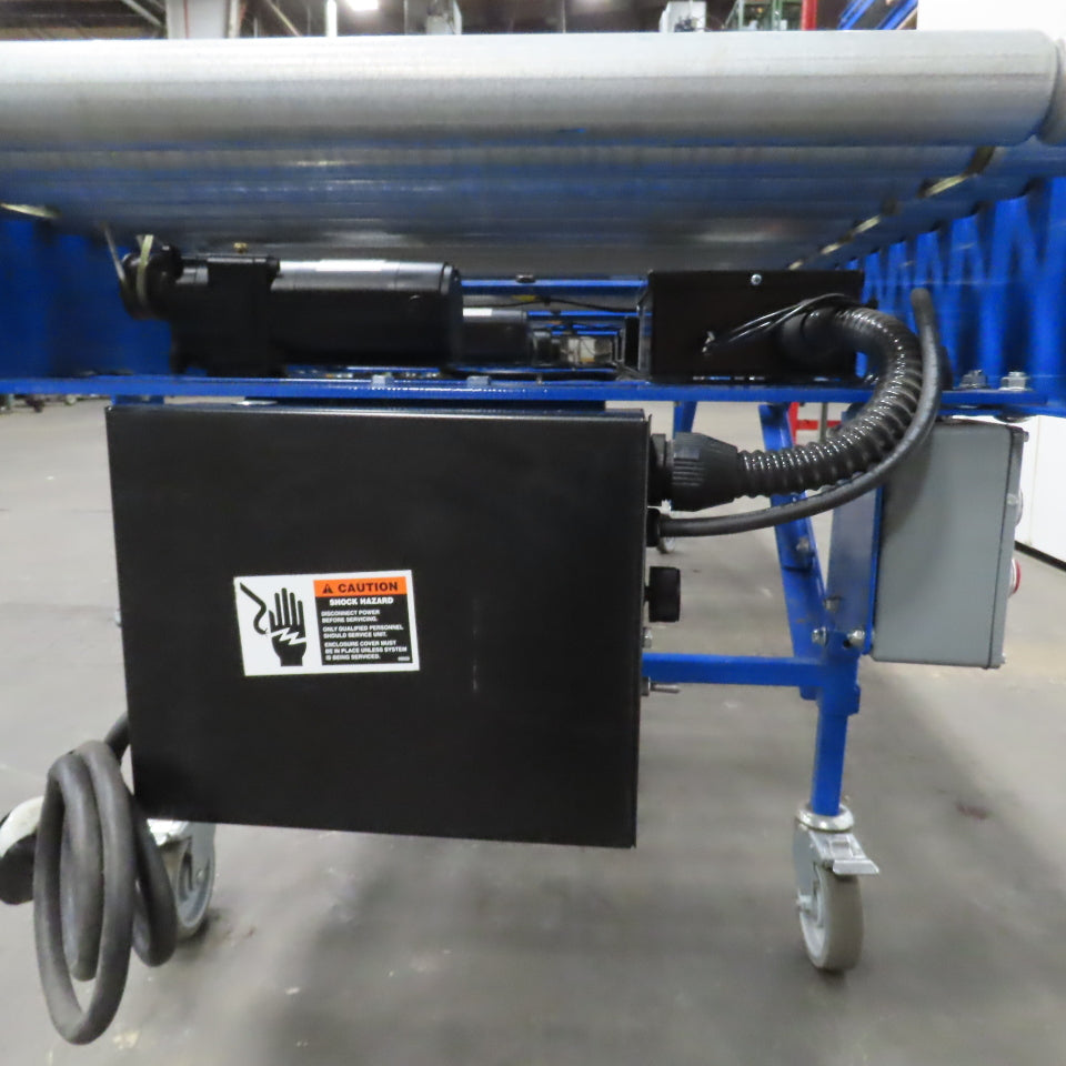 Best Connect 30" x 10' Power Roller MDR Batching Conveyor 0-39FPM 115V 1PH