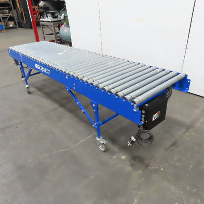 Best Connect 30" x 10' Power Roller MDR Batching Conveyor 0-39FPM 115V 1PH
