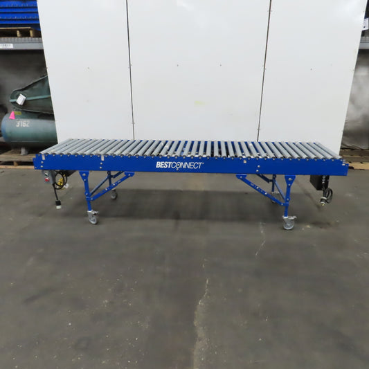 Best Connect 30" x 10' Power Roller MDR Batching Conveyor 0-39FPM 115V 1PH