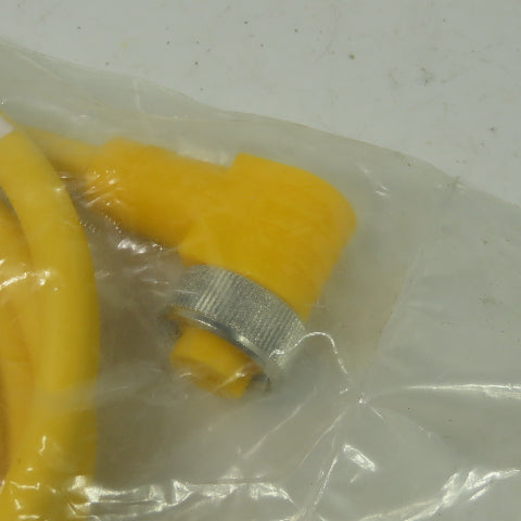 Turck RYM WKM 36-2M U5521 Cordset Cable Straight Male to Right Angle Female 3W