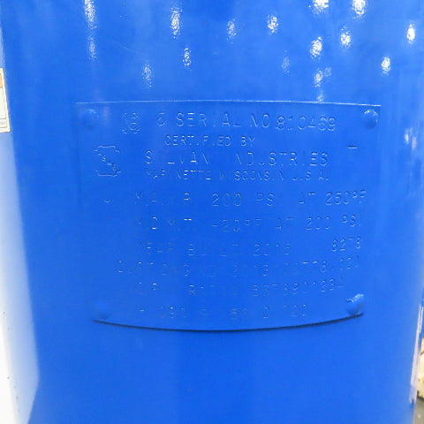 Quincy Rotary Screw Air Compressor Air / Fluid Reservoir 200PSI From A QGV-100