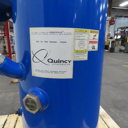 Quincy Rotary Screw Air Compressor Air / Fluid Reservoir 200PSI From A QGV-100