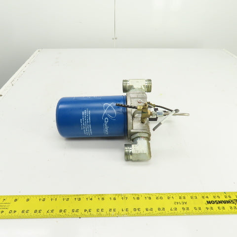 Quincy 2013400282 Spin On Filter Head Cap Assembly & Filter From QGV-100