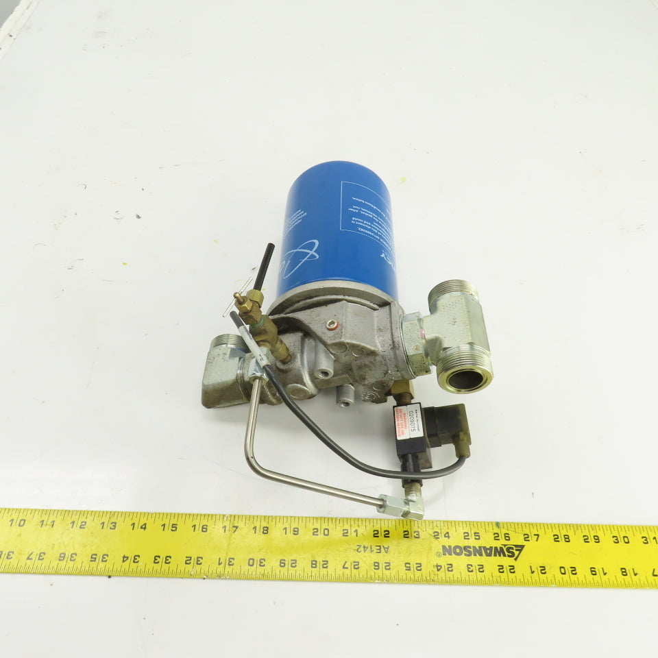 Quincy 2013400282 Spin On Filter Head Cap Assembly & Filter From QGV-100