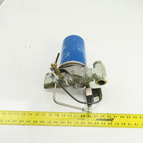 Quincy 2013400282 Spin On Filter Head Cap Assembly & Filter From QGV-100