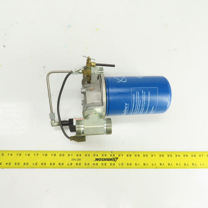 Quincy 2013400282 Spin On Filter Head Cap Assembly & Filter From QGV-100