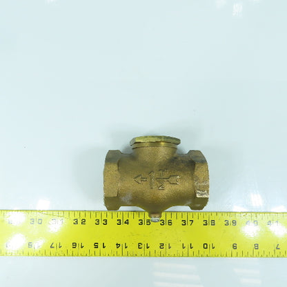CDI 1-1/2" NPT Inline Brass Check Valve From QGV-100 Compressor