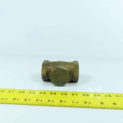 CDI 1-1/2" NPT Inline Brass Check Valve From QGV-100 Compressor