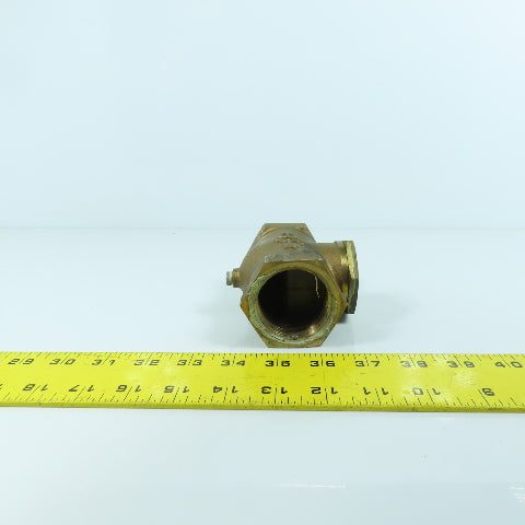 CDI 1-1/2" NPT Inline Brass Check Valve From QGV-100 Compressor