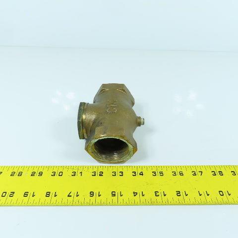 CDI 1-1/2" NPT Inline Brass Check Valve From QGV-100 Compressor