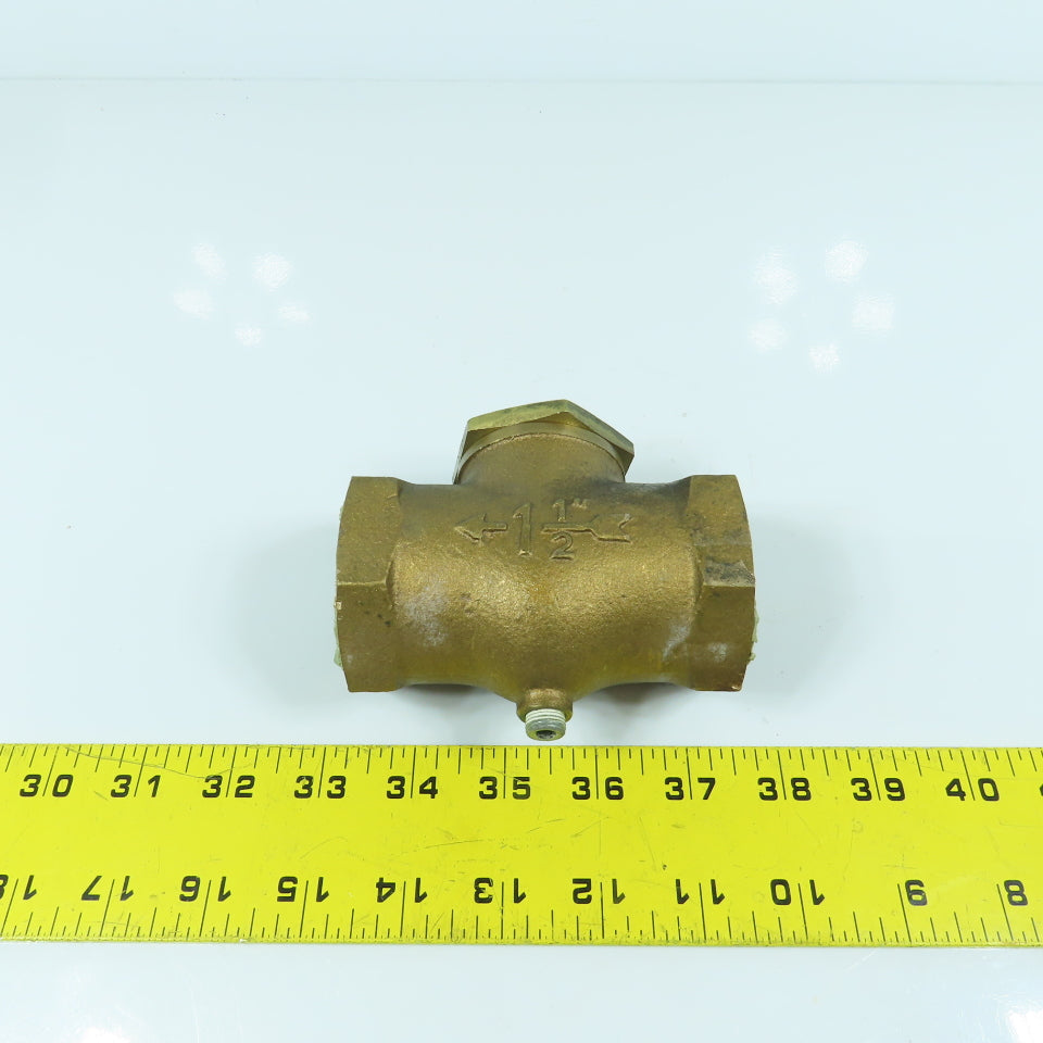CDI 1-1/2" NPT Inline Brass Check Valve From QGV-100 Compressor